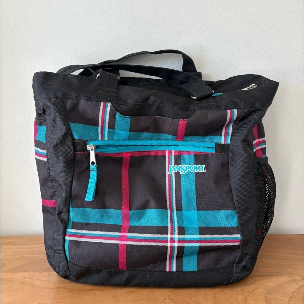 Jansport Tote Bag  Plaid